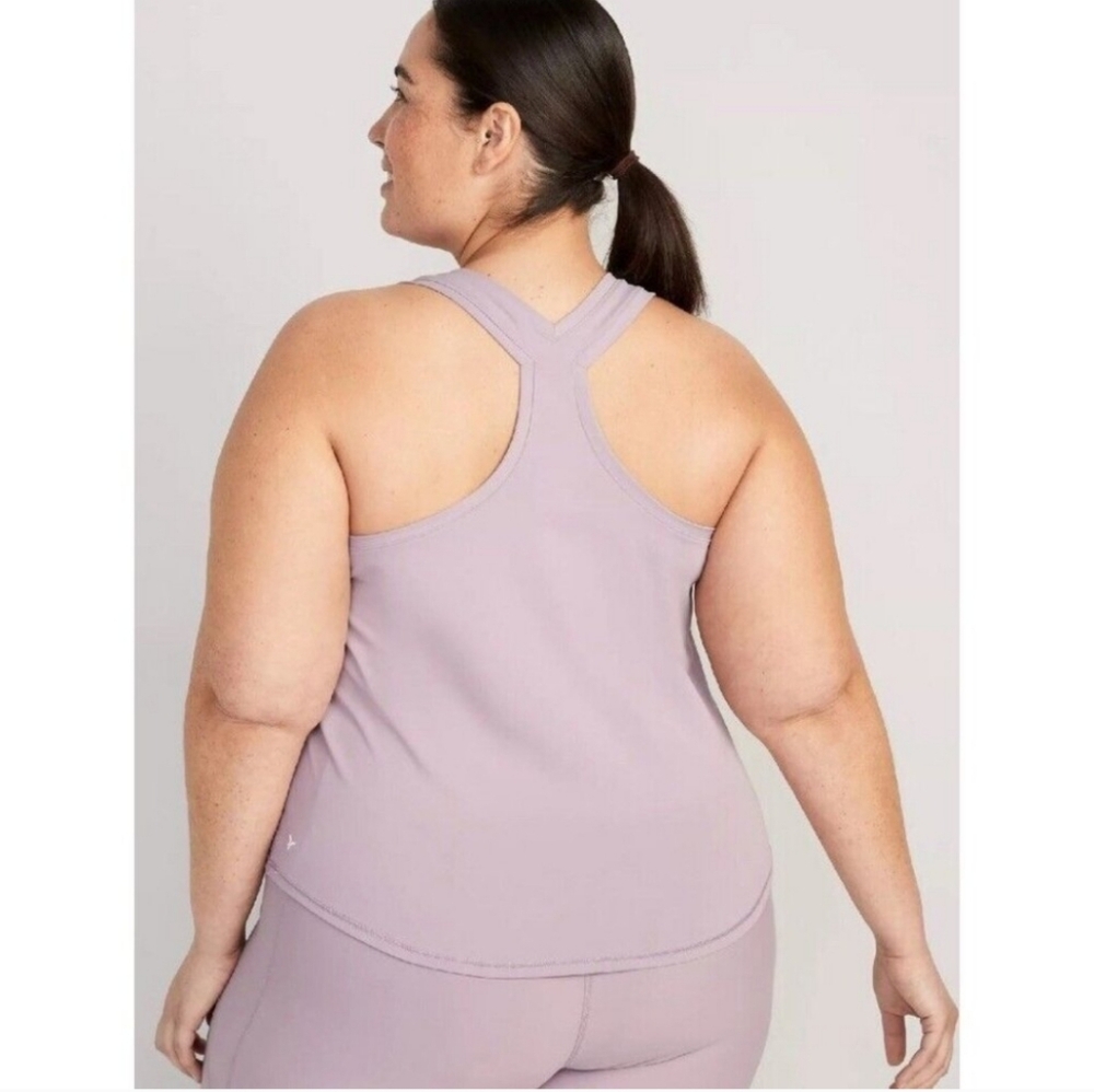 NWT Old Navy Active‎ PowerSoft Tank Top 4X Racerback Go Dry Wanderlust Z-2579 - Picture 2 of 5